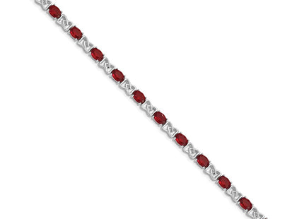 Sterling Silver Bracelets Style QX450CZ - Classique Jewelry Inc.