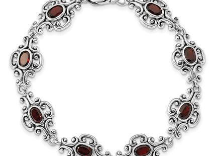 Sterling Silver Bracelets Style QX469GA - Classique Jewelry Inc.