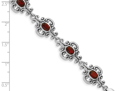 Sterling Silver Bracelets Style QX469GA - Classique Jewelry Inc.