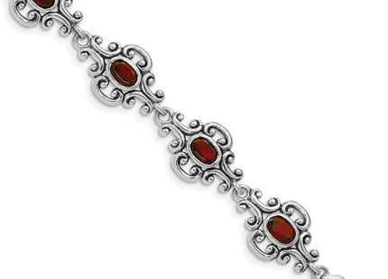 Sterling Silver Bracelets Style QX469GA - Classique Jewelry Inc.