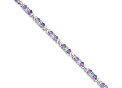 Sterling Silver Bracelets Style QX478AM - Classique Jewelry Inc.