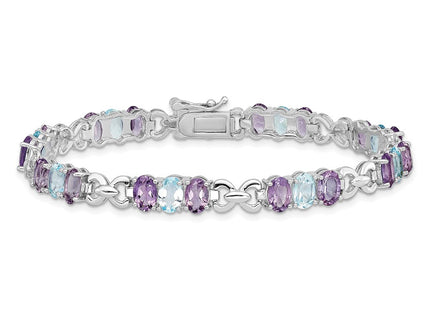 Sterling Silver Bracelets Style QX478AM - Classique Jewelry Inc.