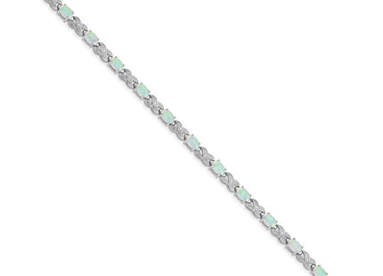 Sterling Silver Bracelets Style QX495D - Classique Jewelry Inc.