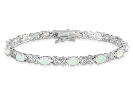 Sterling Silver Bracelets Style QX495D - Classique Jewelry Inc.