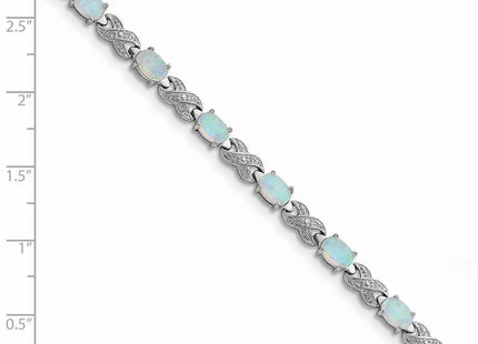 Sterling Silver Bracelets Style QX495D - Classique Jewelry Inc.