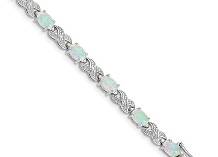 Sterling Silver Bracelets Style QX495D - Classique Jewelry Inc.