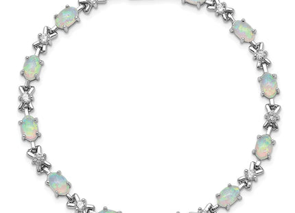 Sterling Silver Bracelets Style QX521CP - Classique Jewelry Inc.