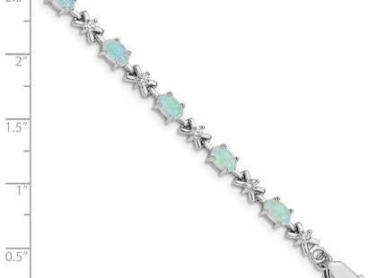 Sterling Silver Bracelets Style QX521CP - Classique Jewelry Inc.