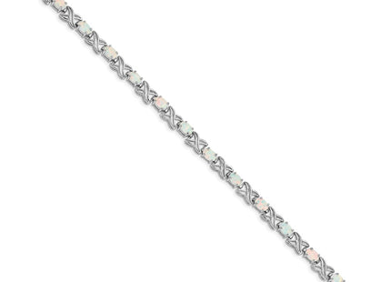 Sterling Silver Bracelets Style QX522CP - Classique Jewelry Inc.