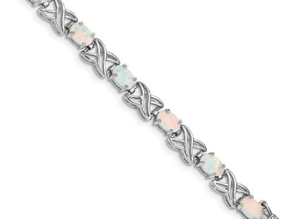 Sterling Silver Bracelets Style QX522CP - Classique Jewelry Inc.
