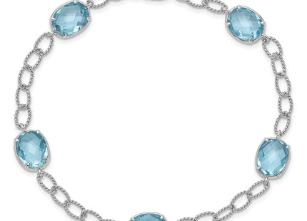 Sterling Silver Bracelets Style QX605CZ - Classique Jewelry Inc.