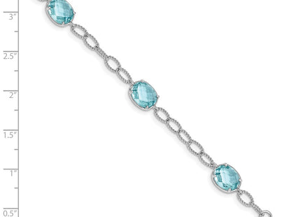 Sterling Silver Bracelets Style QX605CZ - Classique Jewelry Inc.