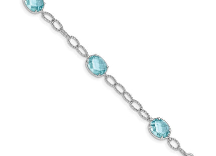 Sterling Silver Bracelets Style QX605CZ - Classique Jewelry Inc.