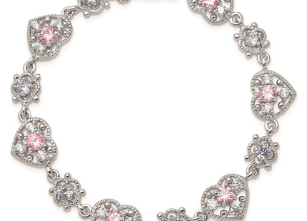 Sterling Silver Bracelets Style QX638CZ - Classique Jewelry Inc.