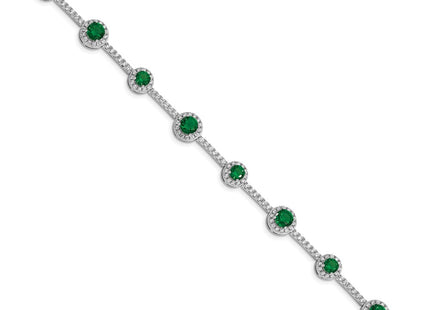 Sterling Silver Bracelets Style QX684CZ - Classique Jewelry Inc.