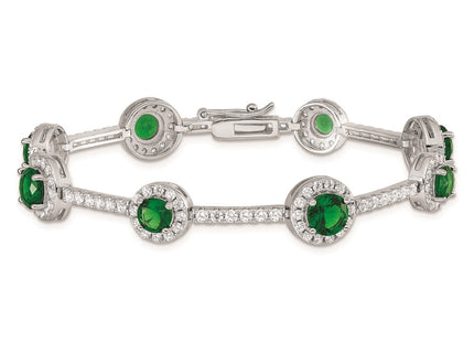 Sterling Silver Bracelets Style QX684CZ - Classique Jewelry Inc.