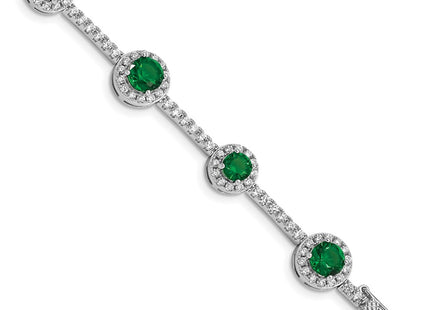 Sterling Silver Bracelets Style QX684CZ - Classique Jewelry Inc.