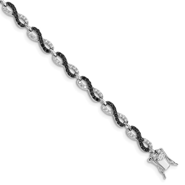 Sterling Silver Bracelets Style QX794CZ - Classique Jewelry Inc.