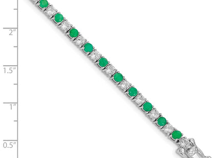 Sterling Silver Bracelets Style QX807E - Classique Jewelry Inc.