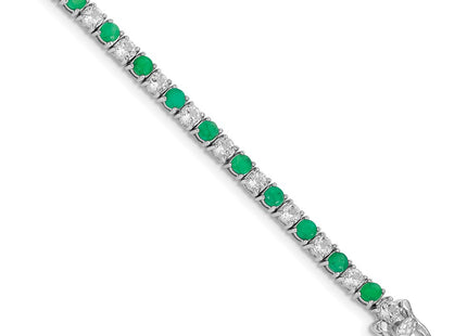 Sterling Silver Bracelets Style QX807E - Classique Jewelry Inc.