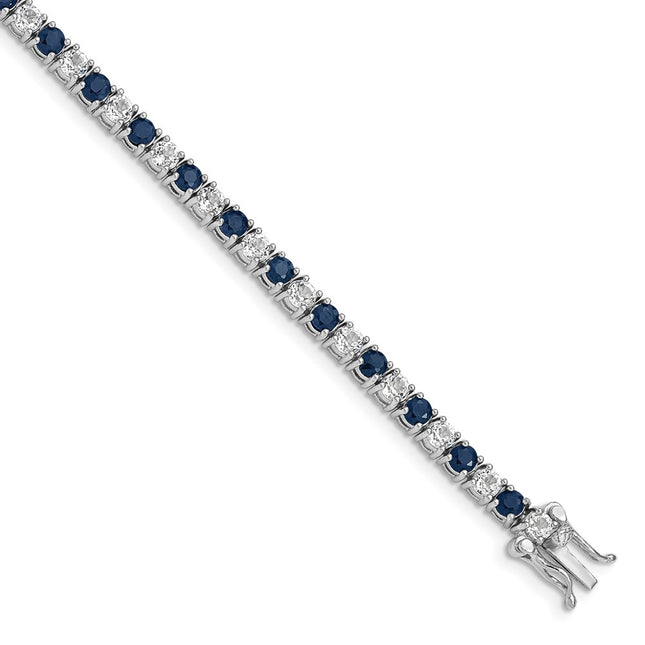Sterling Silver Bracelets Style QX808S - Classique Jewelry Inc.