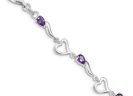 Sterling Silver Bracelets Style QX809AM - Classique Jewelry Inc.