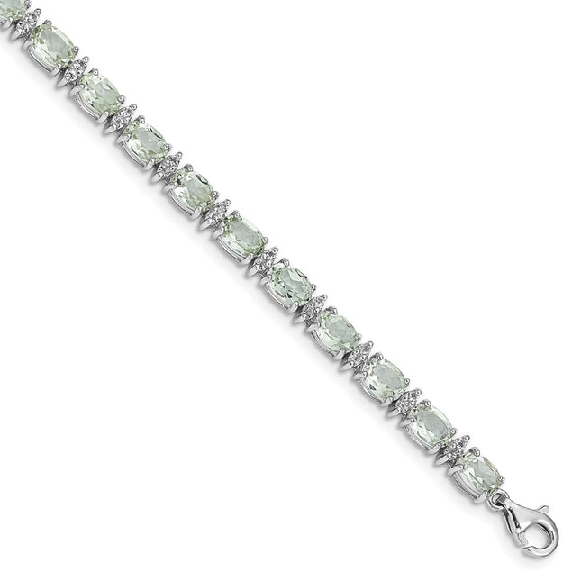Sterling Silver Bracelets Style QX816AG - Classique Jewelry Inc.