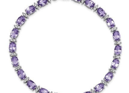 Sterling Silver Bracelets Style QX816AM - Classique Jewelry Inc.