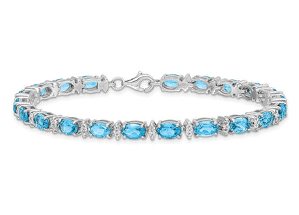 Sterling Silver Bracelets Style QX816BT - Classique Jewelry Inc.
