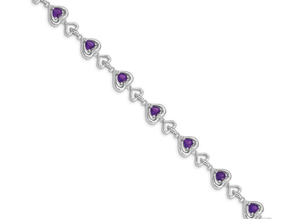 Sterling Silver Bracelets Style QX826AM - Classique Jewelry Inc.