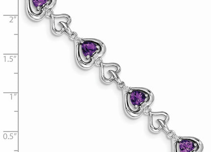 Sterling Silver Bracelets Style QX826AM - Classique Jewelry Inc.