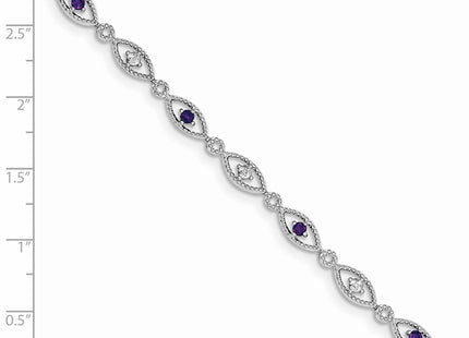 Sterling Silver Bracelets Style QX828AM - Classique Jewelry Inc.