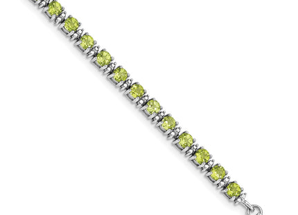 Sterling Silver Bracelets Style QX831PE - Classique Jewelry Inc.