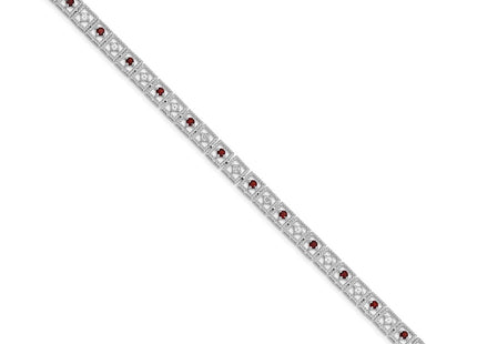 Sterling Silver Bracelets Style QX833GA - Classique Jewelry Inc.
