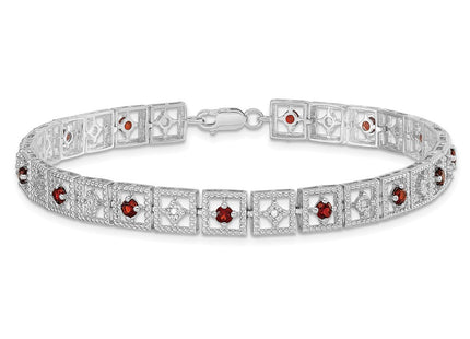Sterling Silver Bracelets Style QX833GA - Classique Jewelry Inc.