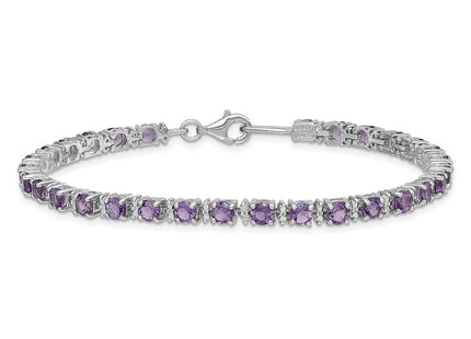 Sterling Silver Bracelets Style QX853AM - Classique Jewelry Inc.
