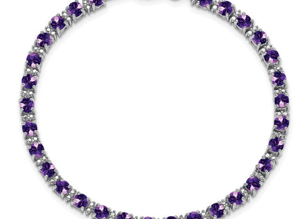 Sterling Silver Bracelets Style QX853AM - Classique Jewelry Inc.