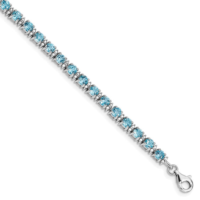 Sterling Silver Bracelets Style QX853BT - Classique Jewelry Inc.