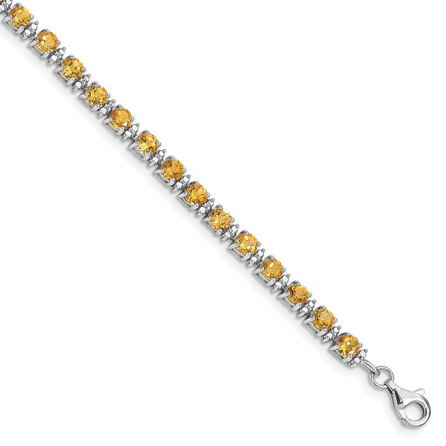 Sterling Silver Bracelets Style QX853CI - Classique Jewelry Inc.