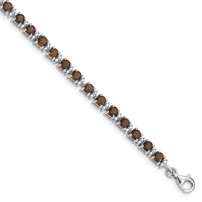Sterling Silver Bracelets Style QX853SQ - Classique Jewelry Inc.