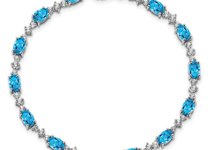 Sterling Silver Bracelets Style QX854BT - Classique Jewelry Inc.
