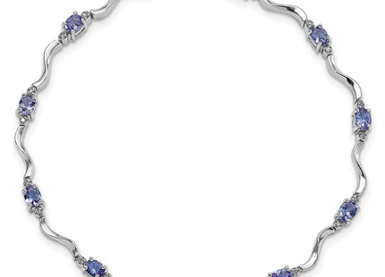 Sterling Silver Bracelets Style QX870TZ - Classique Jewelry Inc.