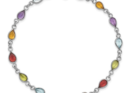Sterling Silver Bracelets Style QX872RB - Classique Jewelry Inc.