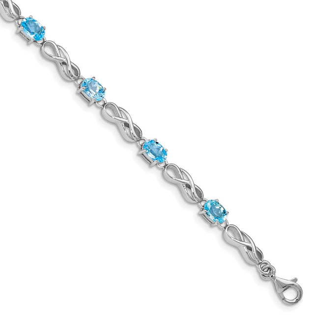 Sterling Silver Bracelets Style QX873BT - Classique Jewelry Inc.