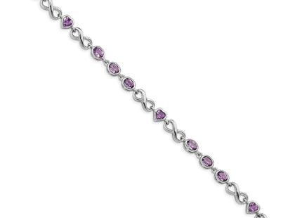 Sterling Silver Bracelets Style QX874AM - Classique Jewelry Inc.