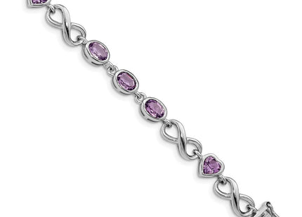 Sterling Silver Bracelets Style QX874AM - Classique Jewelry Inc.
