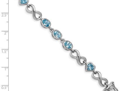 Sterling Silver Bracelets Style QX875BT - Classique Jewelry Inc.