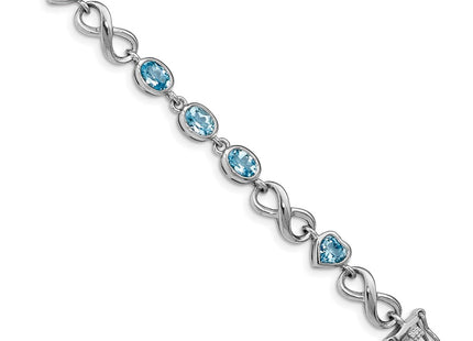 Sterling Silver Bracelets Style QX875BT - Classique Jewelry Inc.
