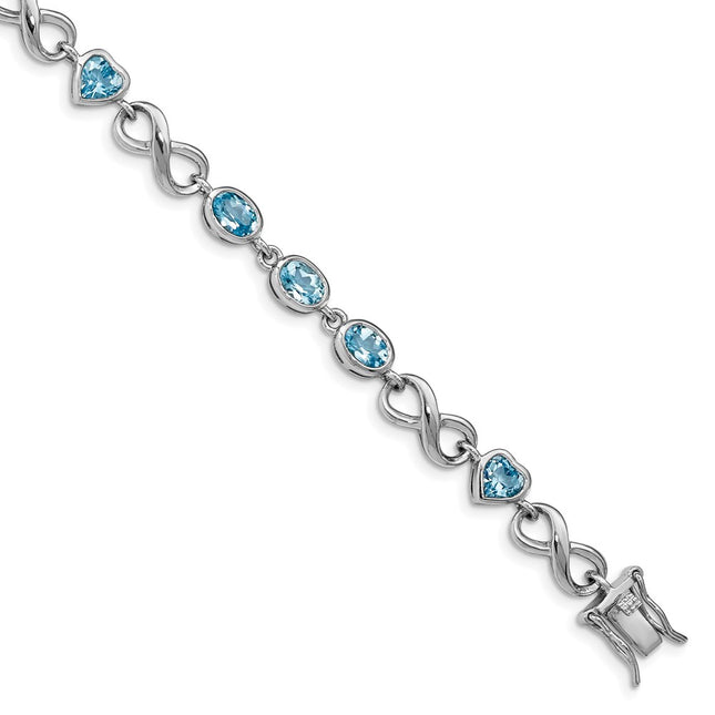 Sterling Silver Bracelets Style QX875BT - Classique Jewelry Inc.