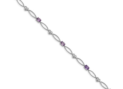 Sterling Silver Bracelets Style QX878AM - Classique Jewelry Inc.
